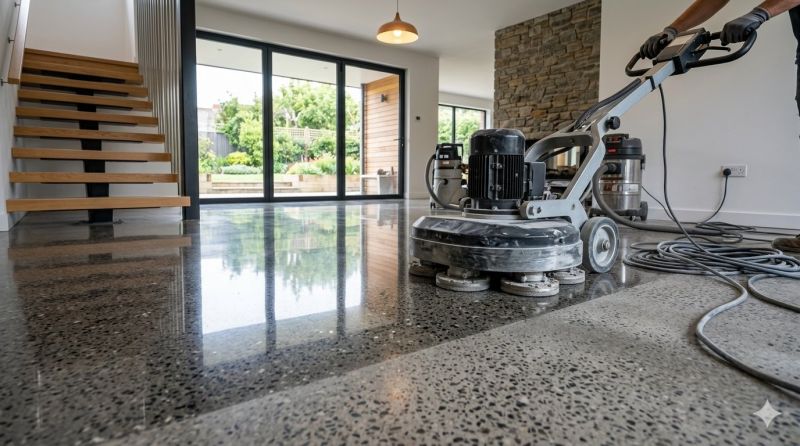 Patio Concrete Polishing in Louisville, KY